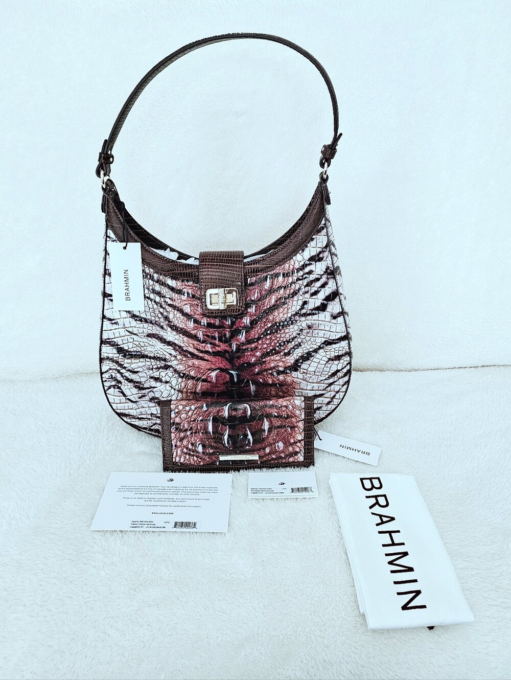 NWT Brahmin FELINE HERMOSA w/Ady Wallet